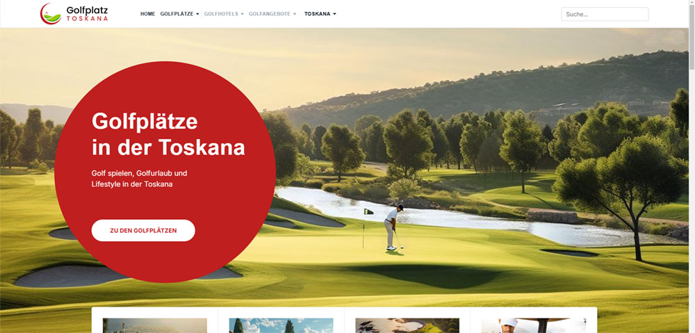 Golfplatz Toskana